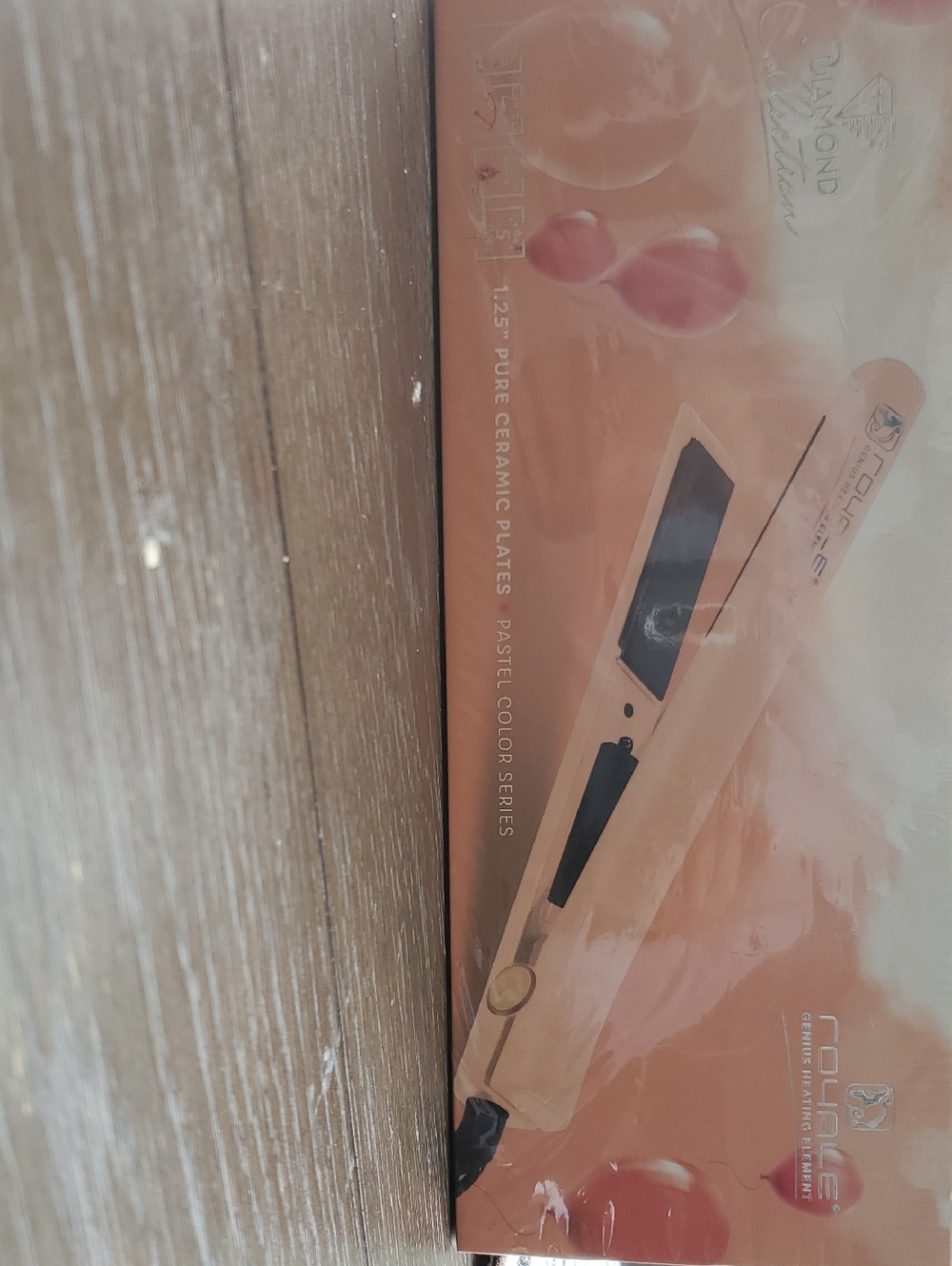 Rose Pink Hair Straightener Flat Iron